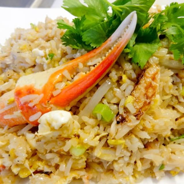 Fried Rice with Crab Meat.